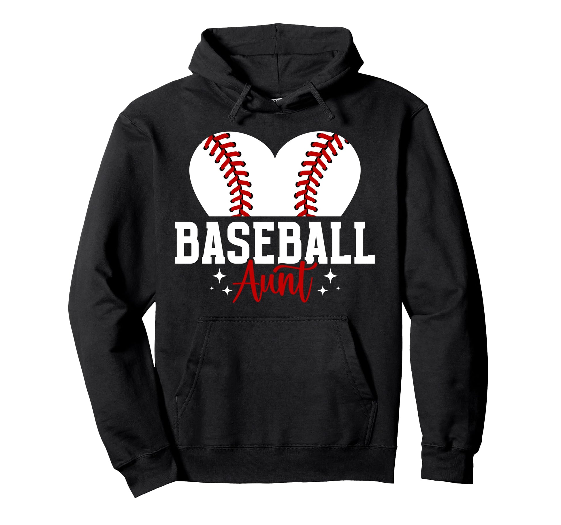Baseball Aunt Baseball Player Aunt Hoodie - Custom Art Print for Adults - T-Shirt, Sweatshirt, Hoodie