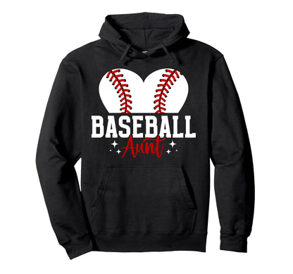 Baseball Aunt Baseball Player Aunt Hoodie - Custom Art Print for Adults - T-Shirt, Sweatshirt, Hoodie