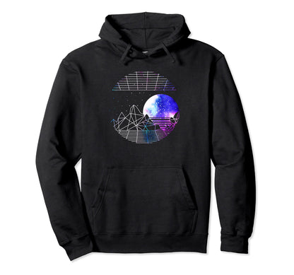 Space Pastel Goth Moon Aesthetic Hoodie - Unique Graphic Men Women - T-Shirt, Sweatshirt, Hoodie