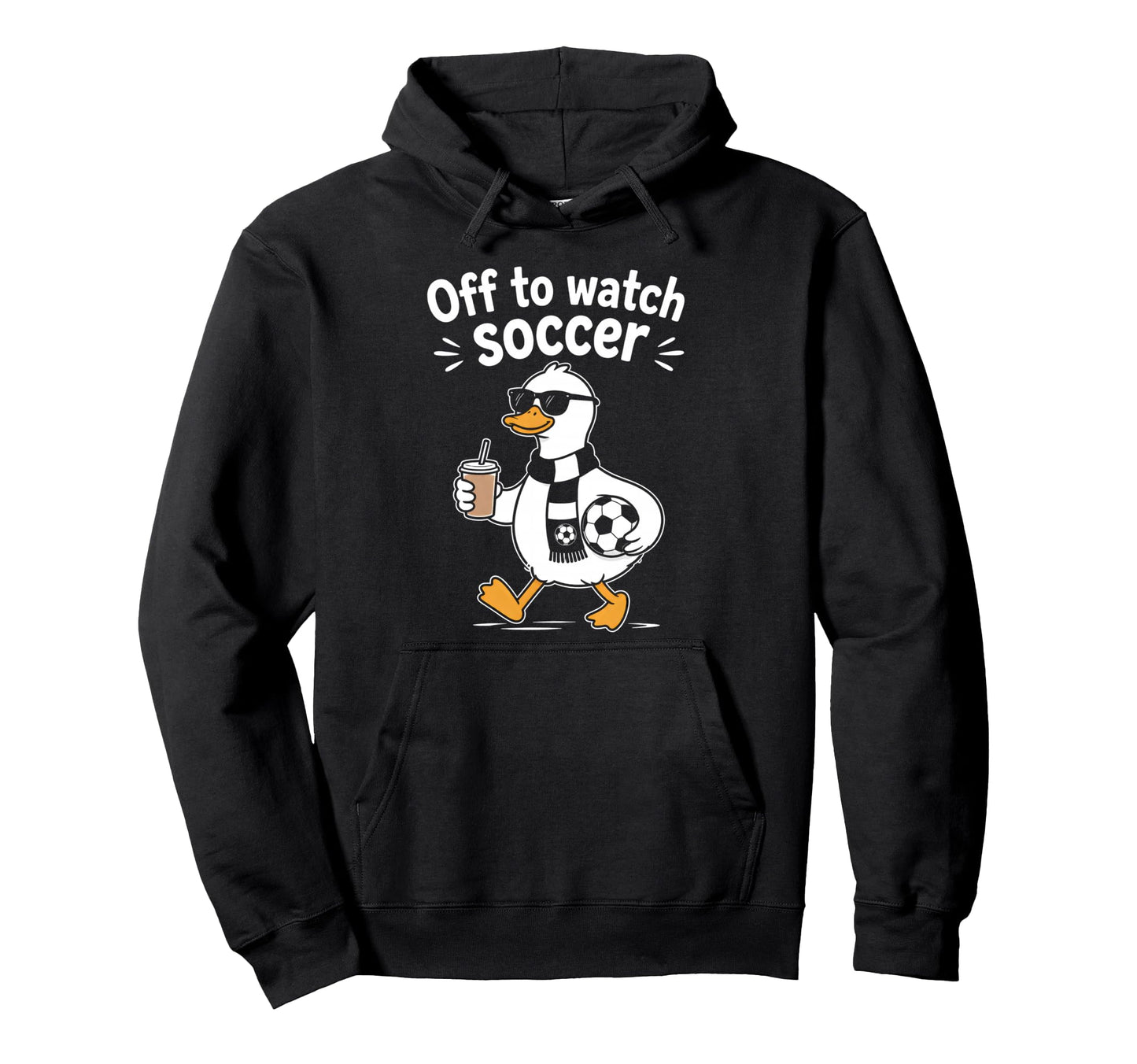 Off To Watch Soccer Mom Goose Hoodie - Fun Novelty Design Men Women - T-Shirt, Sweatshirt, Hoodie