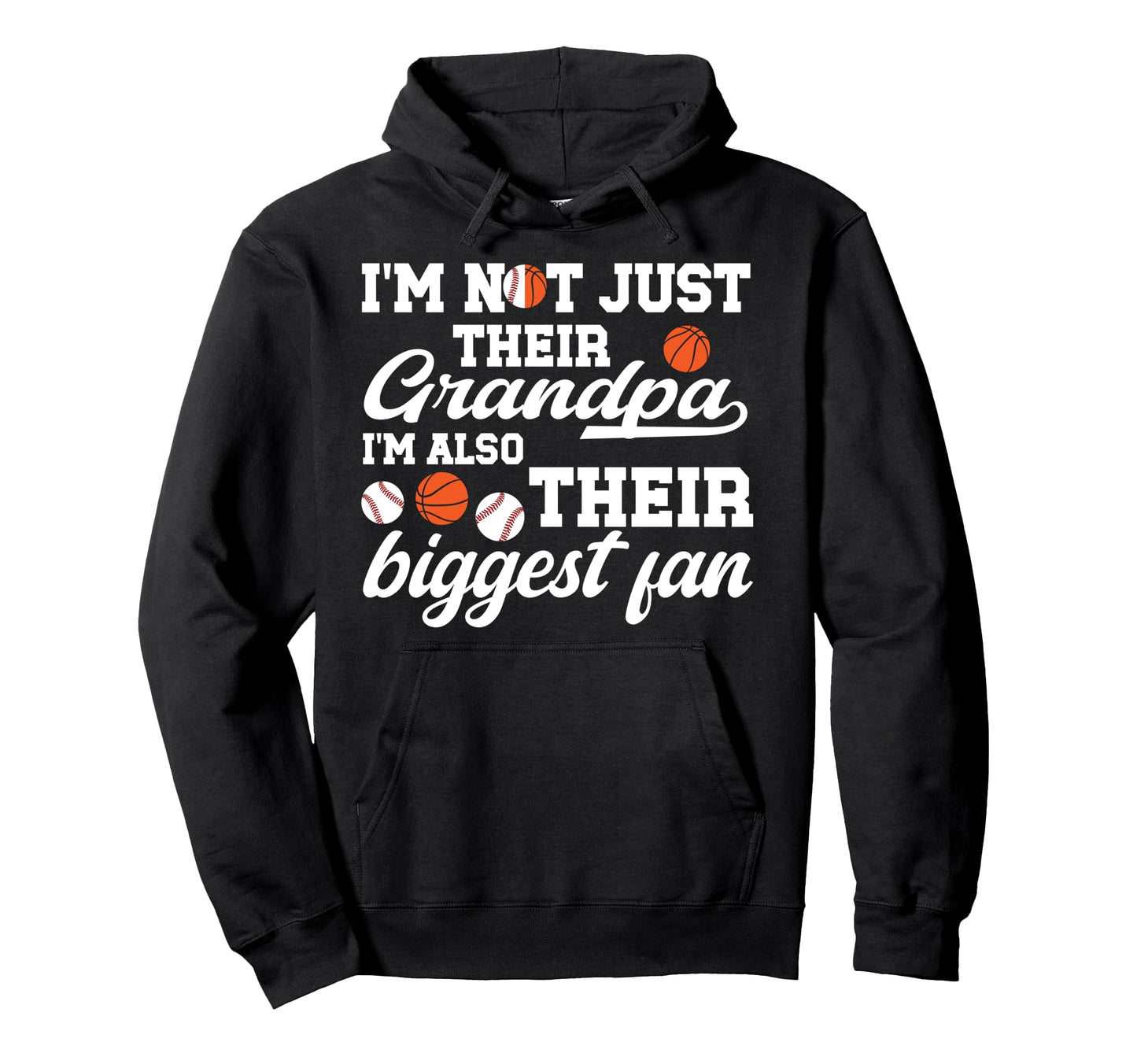 Their Biggest Fan Baseball Basketball Hoodie - Trendy Graphic Unisex - T-Shirt, Sweatshirt, Hoodie