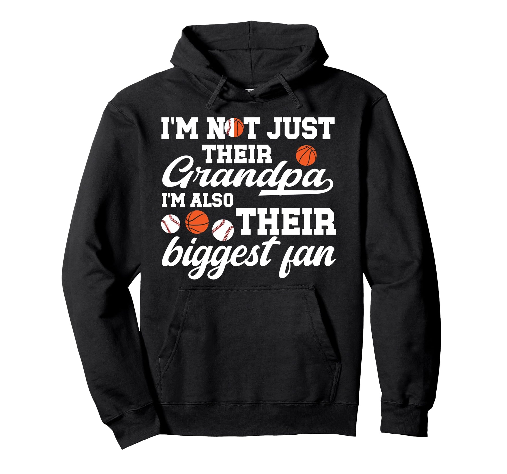 Their Biggest Fan Baseball Basketball Hoodie - Trendy Graphic Unisex - T-Shirt, Sweatshirt, Hoodie