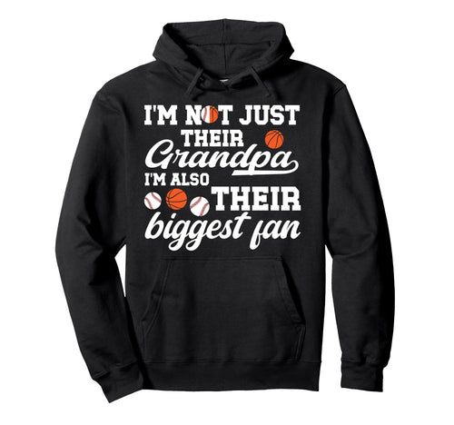 Their Biggest Fan Baseball Basketball Hoodie - Trendy Graphic Unisex - T-Shirt, Sweatshirt, Hoodie