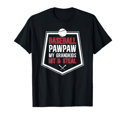 Baseball Pawpaw Funny Pawpaw Baseball T-Shirt - Custom Art Print Unisex - T-Shirt, Sweatshirt, Hoodie