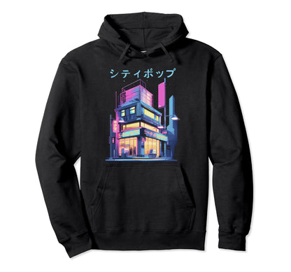 80S Japanese Aesthetics Vaporwave Kanji Hoodie - Aesthetic Graphic Unisex - T-Shirt, Sweatshirt, Hoodie