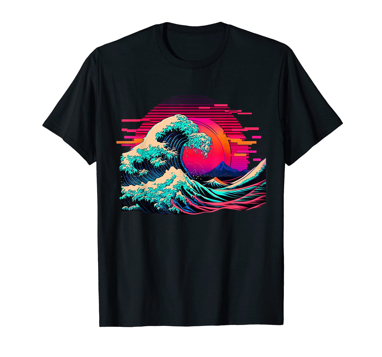 Vaperwave Aesthetic Glitch Great T-Shirt - Minimalist Print for Adults - T-Shirt, Sweatshirt, Hoodie