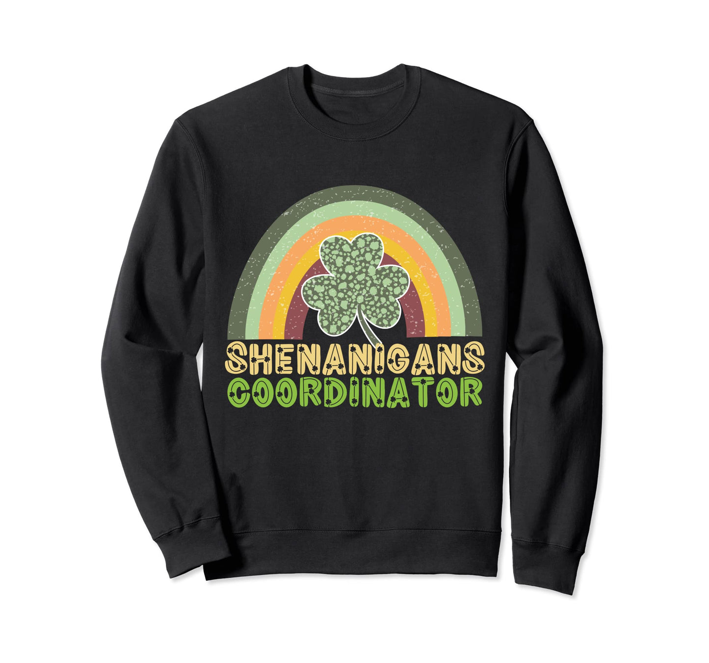 Shenanigans Coordinator Rainbow Sweatshirt - Minimalist Print Men Women - T-Shirt, Sweatshirt, Hoodie
