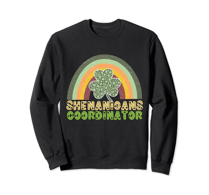 Shenanigans Coordinator Rainbow Sweatshirt - Minimalist Print Men Women - T-Shirt, Sweatshirt, Hoodie