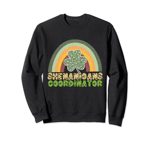 Shenanigans Coordinator Rainbow Sweatshirt - Minimalist Print Men Women - T-Shirt, Sweatshirt, Hoodie