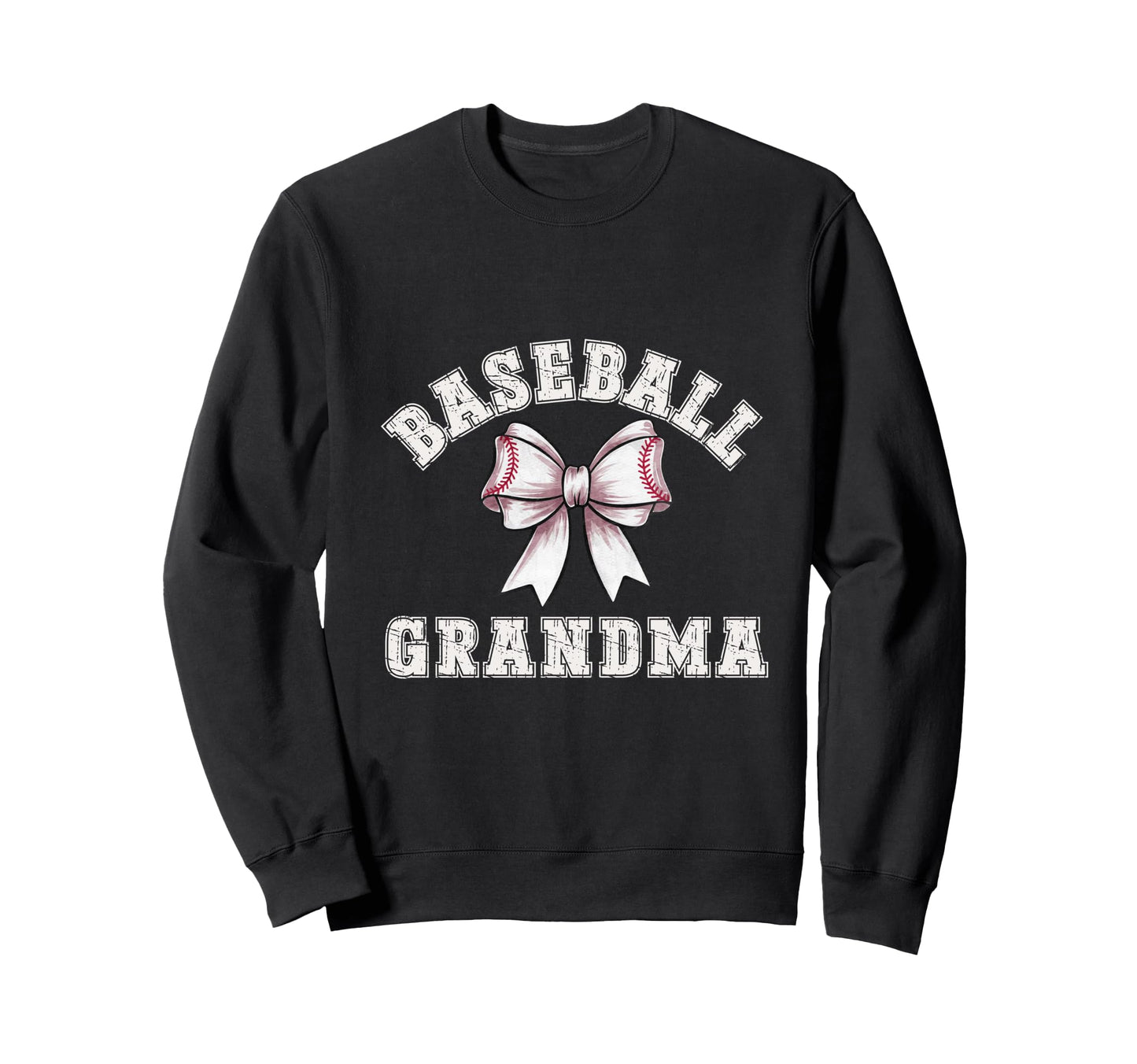 Coquette Baseball Grandma Bow Game Sweatshirt - Graphic Print for Adults - T-Shirt, Sweatshirt, Hoodie