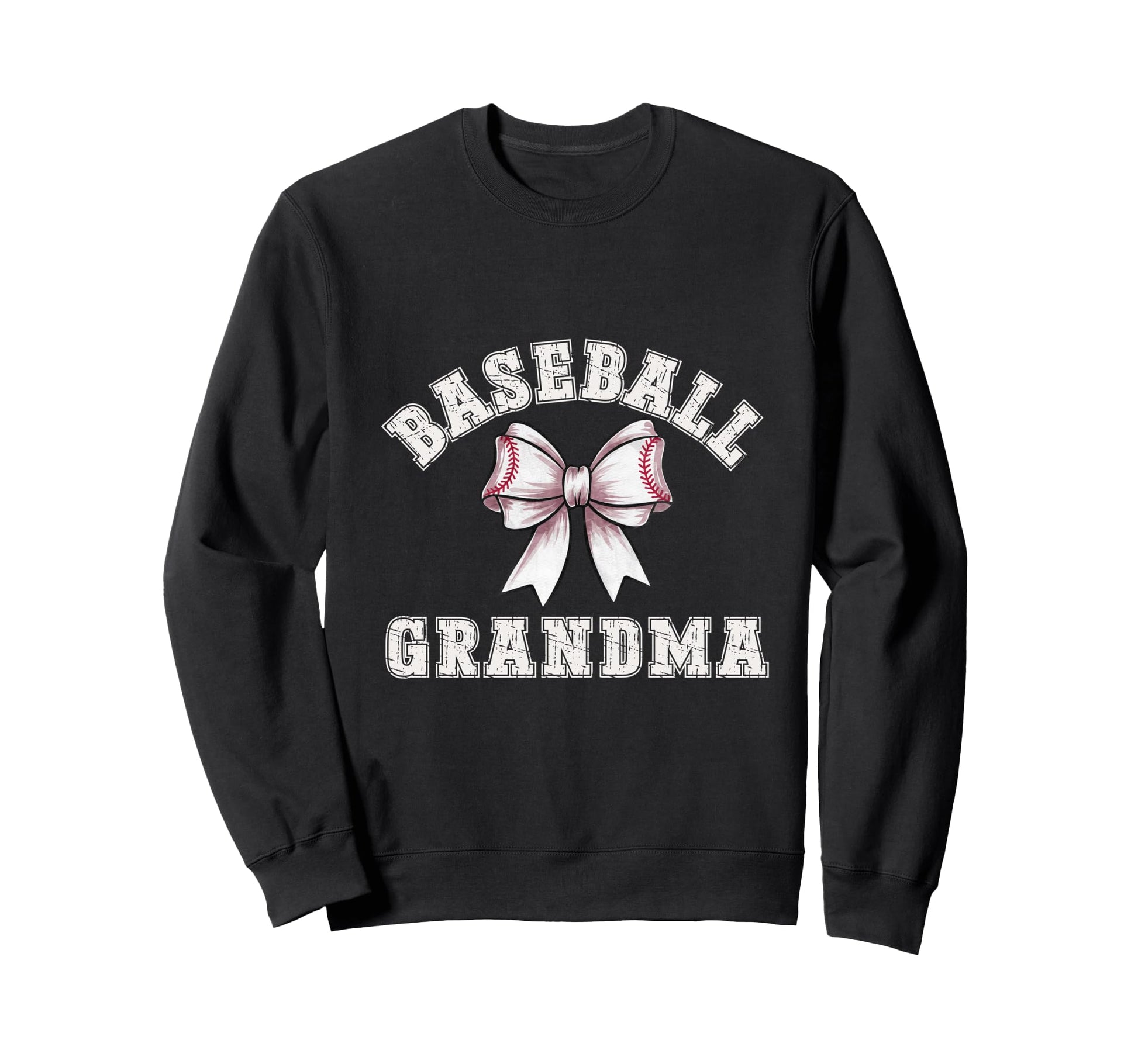 Coquette Baseball Grandma Bow Game Sweatshirt - Graphic Print for Adults - T-Shirt, Sweatshirt, Hoodie