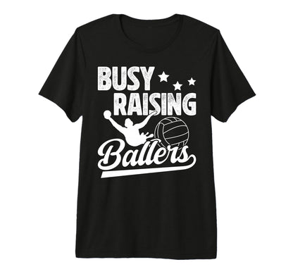 Mens Raising Ballers Water Polo Dad T-Shirt - Trendy Graphic Men Women - T-Shirt, Sweatshirt, Hoodie
