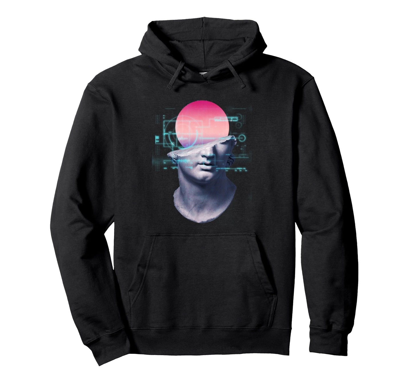 Sculpture Greek Aesthetic Edgy Hoodie - Custom Art Print Men Women - T-Shirt, Sweatshirt, Hoodie