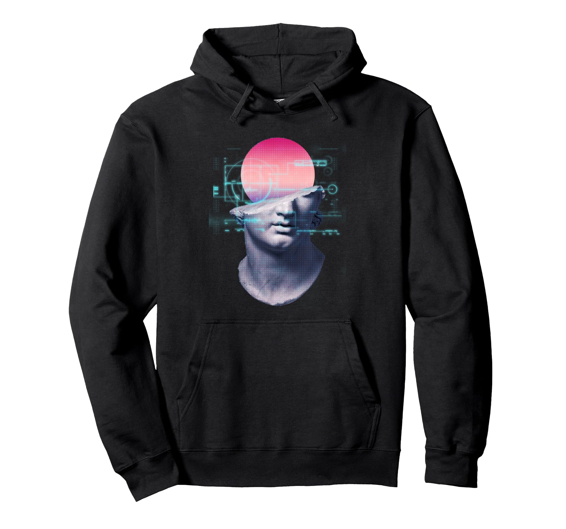 Sculpture Greek Aesthetic Edgy Hoodie - Custom Art Print Men Women - T-Shirt, Sweatshirt, Hoodie