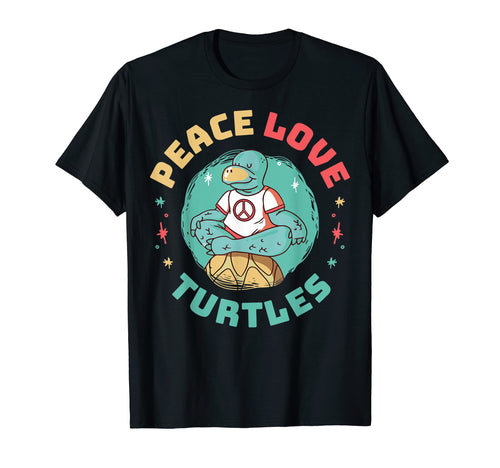 Peace Love Turtles T-Shirt - Novelty Apparel Men Women - T-Shirt, Sweatshirt, Hoodie
