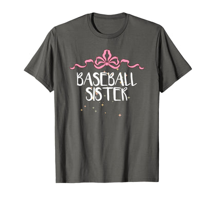 Funny Baseball Sister Coquette Art T-Shirt - Fun Novelty Design for Adults - T-Shirt, Sweatshirt, Hoodie
