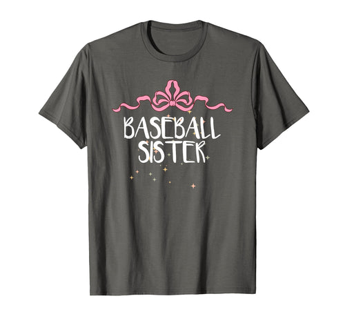 Funny Baseball Sister Coquette Art T-Shirt - Fun Novelty Design for Adults - T-Shirt, Sweatshirt, Hoodie