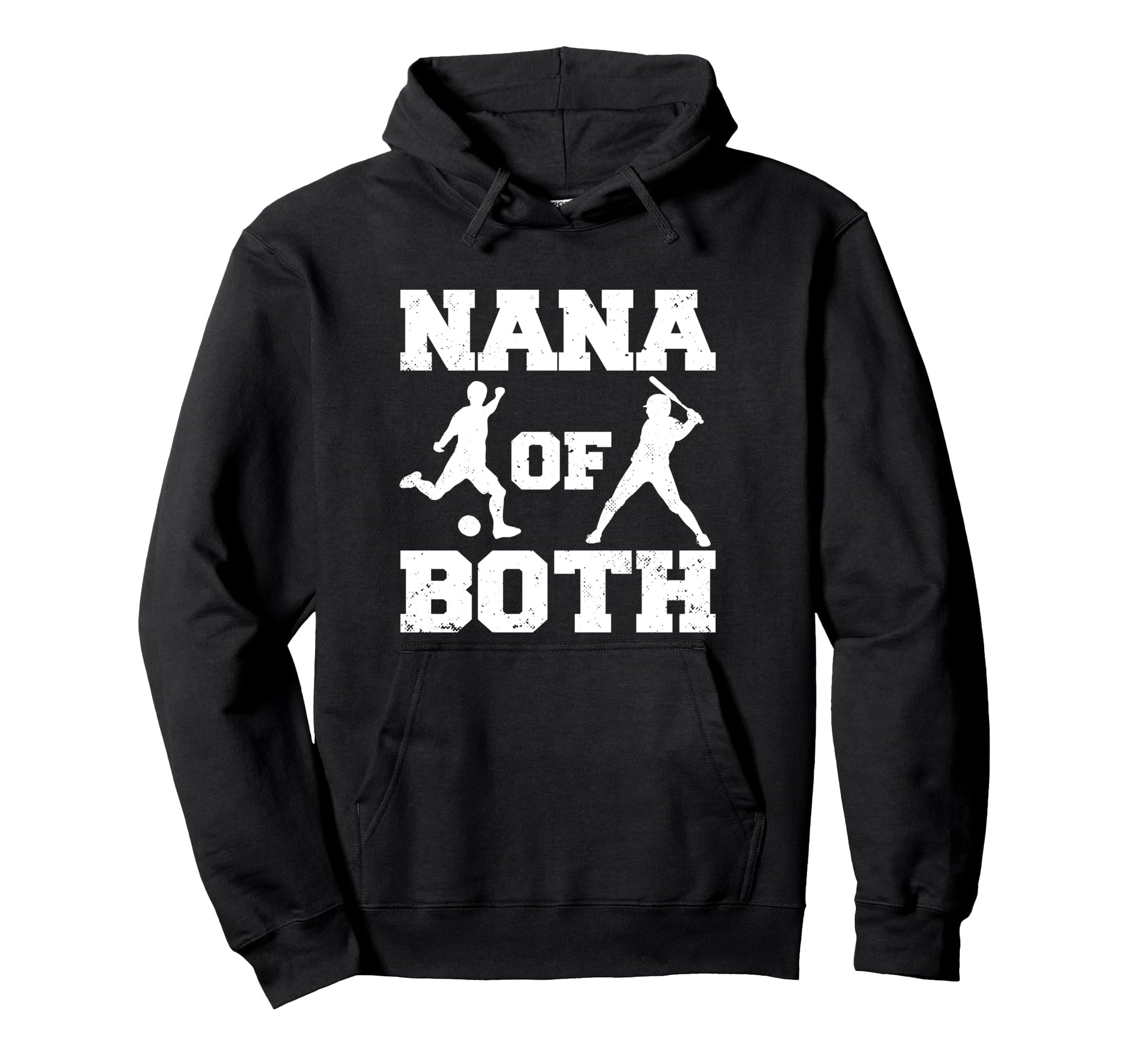 Nana Both Funny Soccer Baseball Hoodie - Casual Everyday Wear for Adults - T-Shirt, Sweatshirt, Hoodie