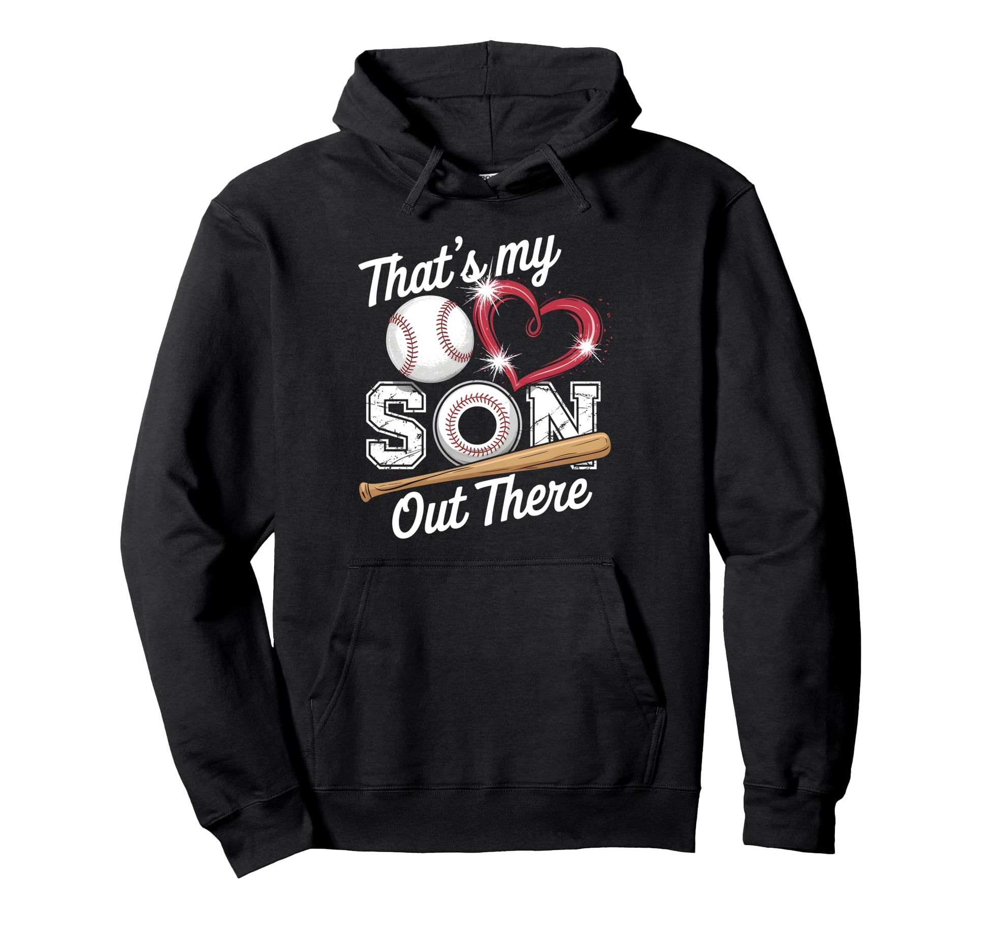 Thats My Son Baseball Grandma Mothers Day Hoodie - Streetwear Style Unisex - T-Shirt, Sweatshirt, Hoodie