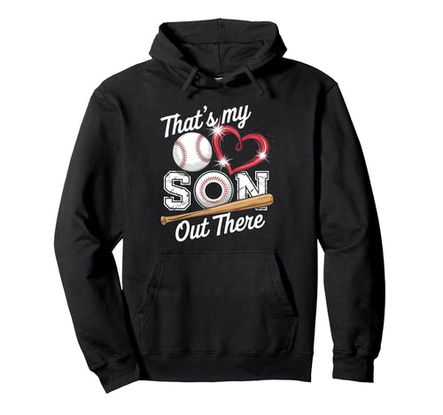 Thats My Son Baseball Grandma Mothers Day Hoodie - Streetwear Style Unisex - T-Shirt, Sweatshirt, Hoodie