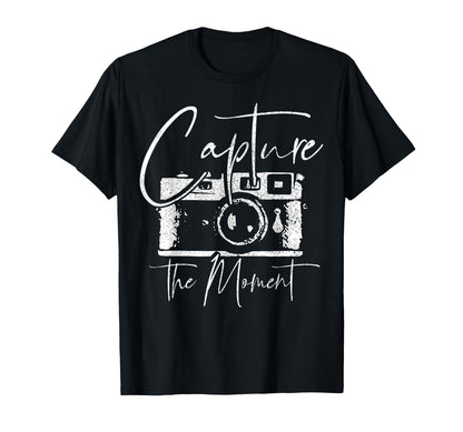 Photographer Gift Camera T-Shirt - Casual Everyday Wear Men Women - T-Shirt, Sweatshirt, Hoodie