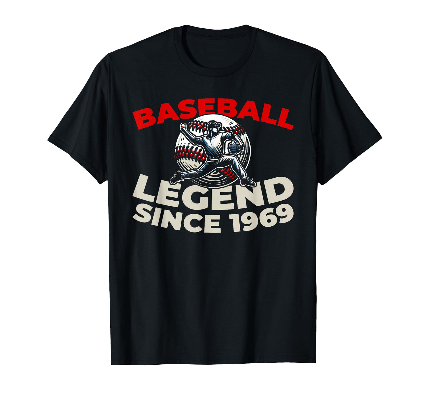 Born 1969 Sport Team Player Baseballer T-Shirt - Unique Graphic Unisex - T-Shirt, Sweatshirt, Hoodie