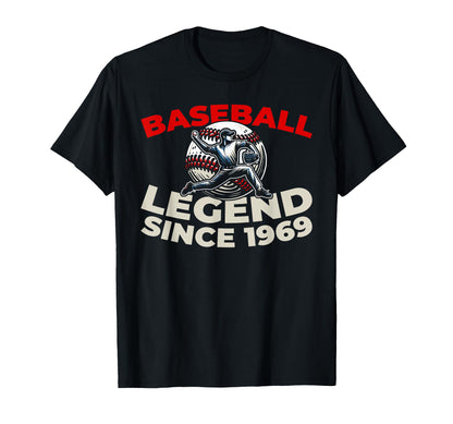 Born 1969 Sport Team Player Baseballer T-Shirt - Unique Graphic Unisex - T-Shirt, Sweatshirt, Hoodie