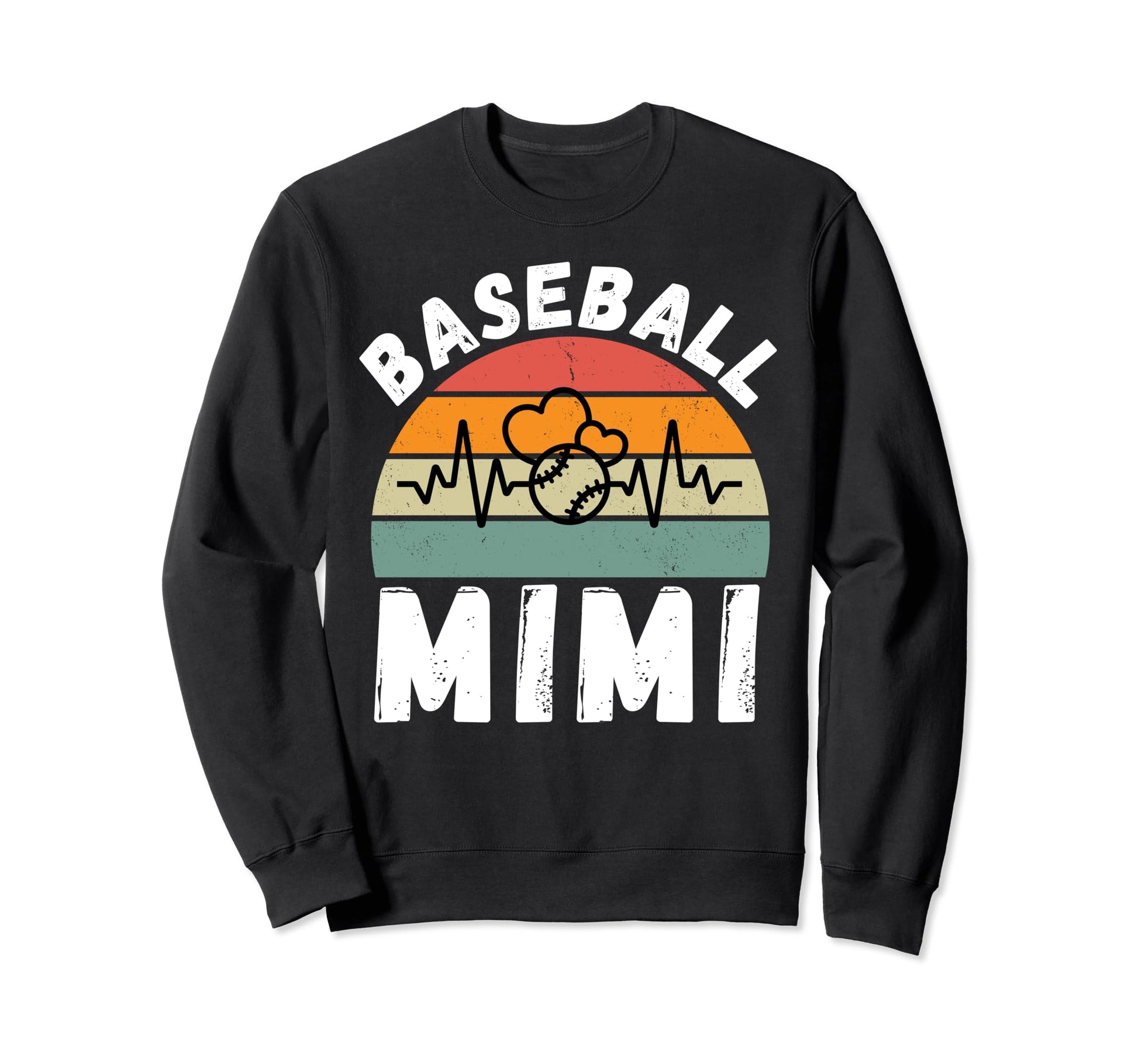 Baseball Mimi Family Matching Mimi Sweatshirt - Novelty Apparel Unisex - T-Shirt, Sweatshirt, Hoodie