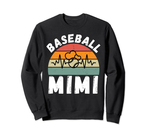 Baseball Mimi Family Matching Mimi Sweatshirt - Novelty Apparel Unisex - T-Shirt, Sweatshirt, Hoodie