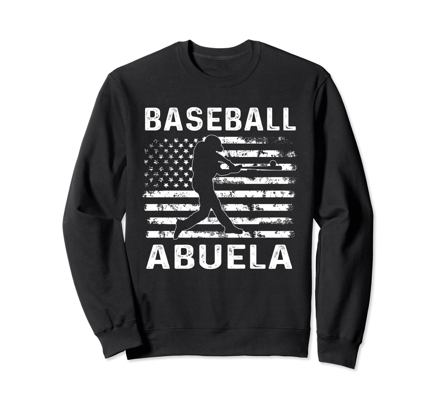 Baseball Abuela Grandma Usa Flag 4Th Sweatshirt - Novelty Apparel Unisex - T-Shirt, Sweatshirt, Hoodie