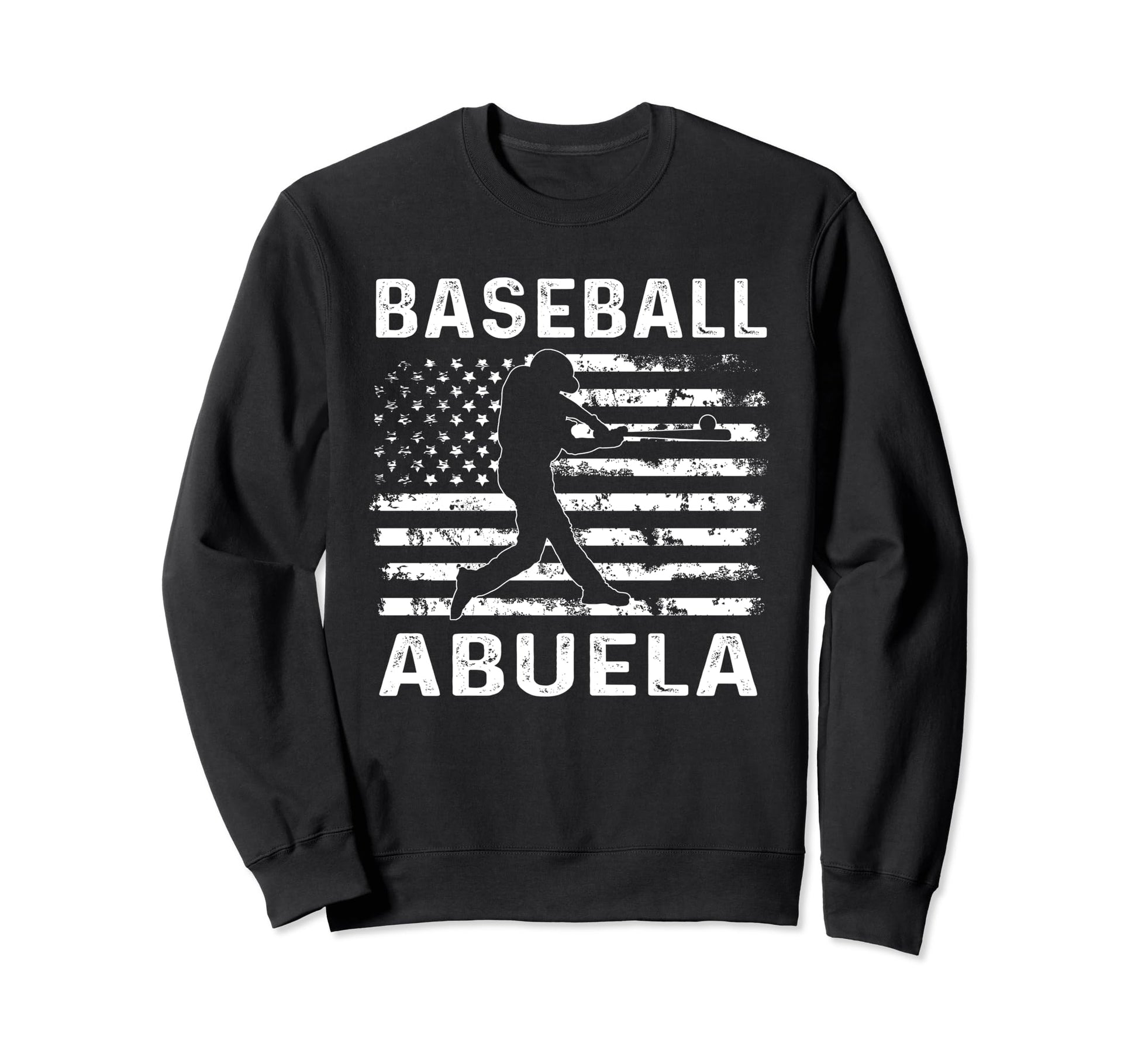 Baseball Abuela Grandma Usa Flag 4Th Sweatshirt - Novelty Apparel Unisex - T-Shirt, Sweatshirt, Hoodie