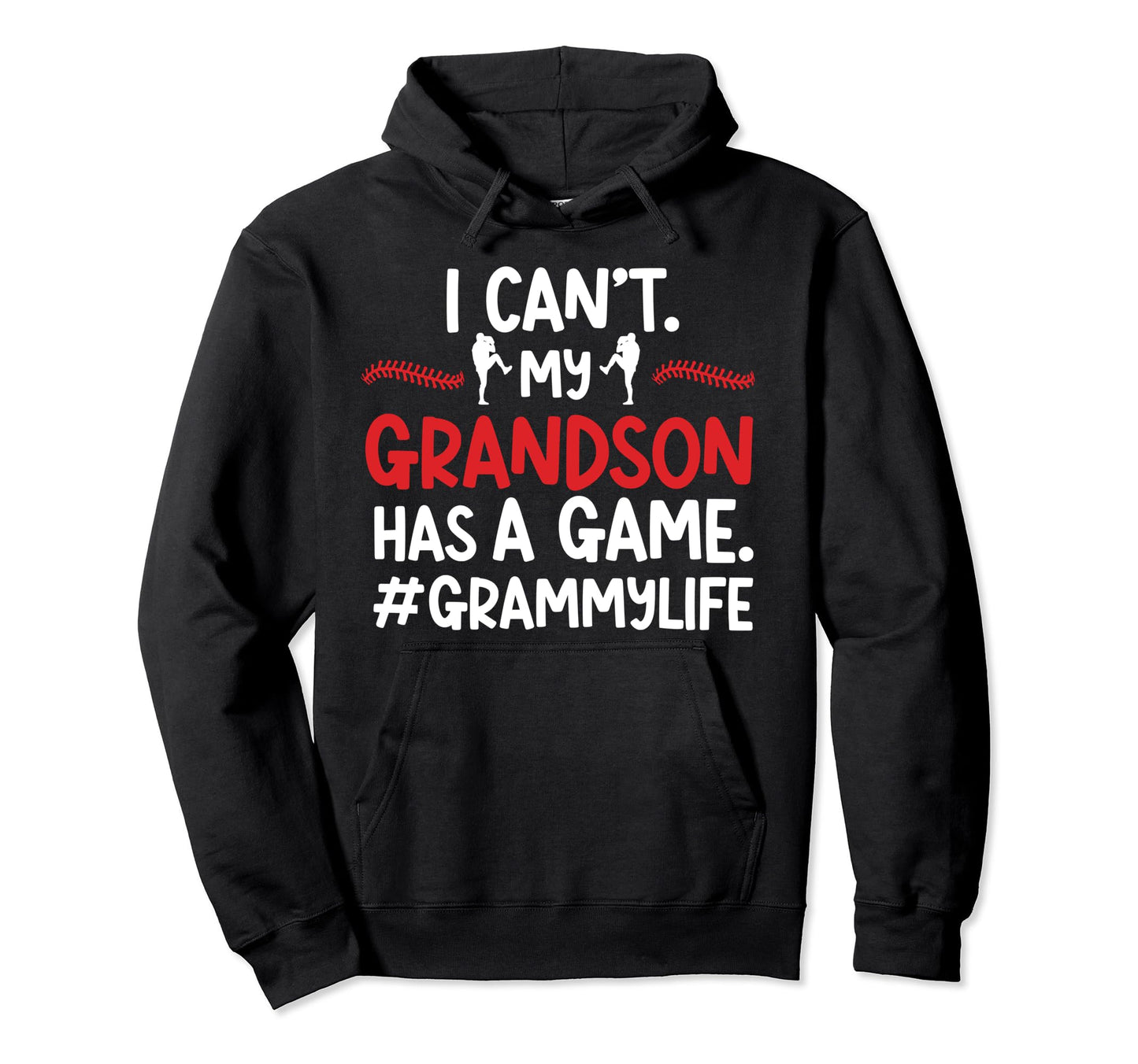 Grammy Life Baseball Grammy Baseball Player Hoodie - Trendy Graphic Unisex - T-Shirt, Sweatshirt, Hoodie