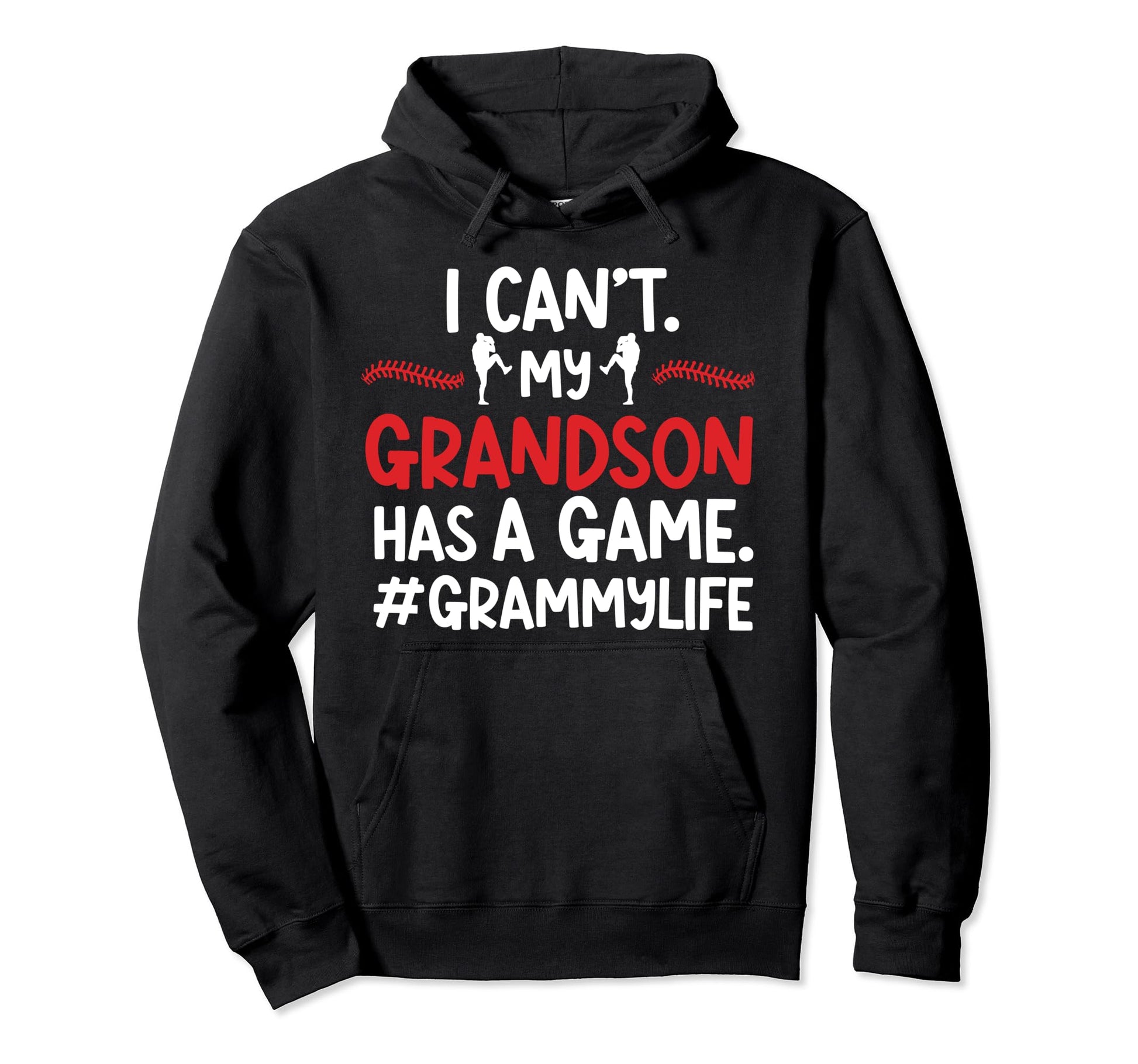 Grammy Life Baseball Grammy Baseball Player Hoodie - Trendy Graphic Unisex - T-Shirt, Sweatshirt, Hoodie