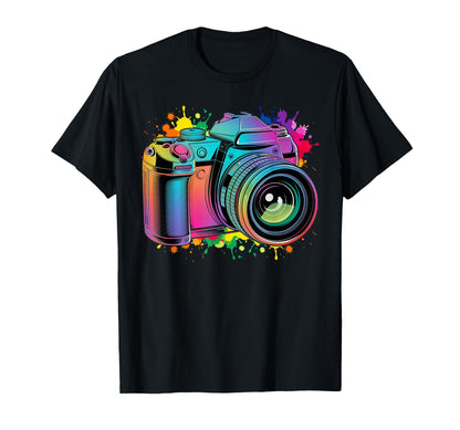 Photographer Camera Photography T-Shirt - Graphic Print for Adults - T-Shirt, Sweatshirt, Hoodie