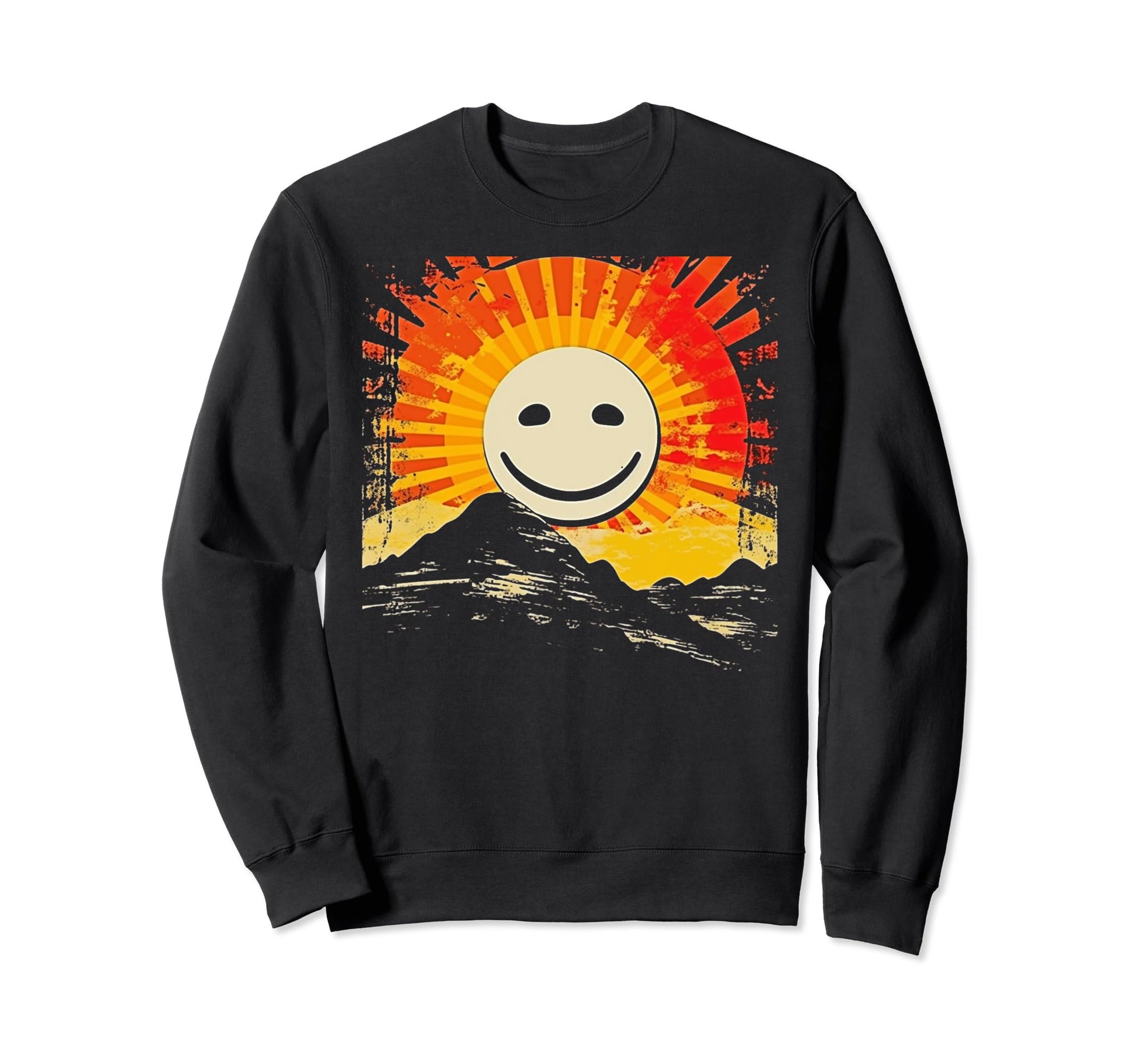 Sun Boho Groovy Sunshine Grunge 50 Sweatshirt - Streetwear Style for Adults - T-Shirt, Sweatshirt, Hoodie