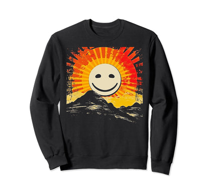 Sun Boho Groovy Sunshine Grunge 50 Sweatshirt - Streetwear Style for Adults - T-Shirt, Sweatshirt, Hoodie