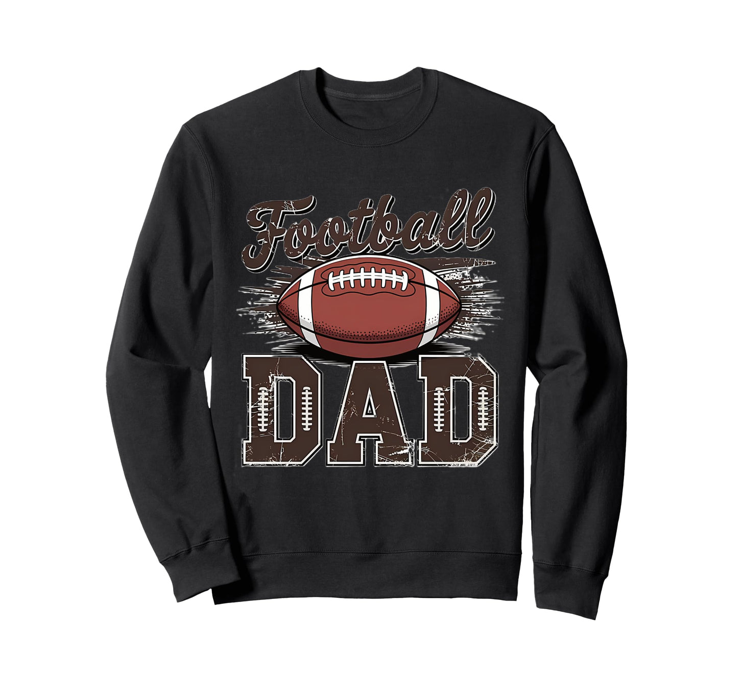 Proud Football Dad Game Day Sweatshirt - Minimalist Print for Adults - T-Shirt, Sweatshirt, Hoodie