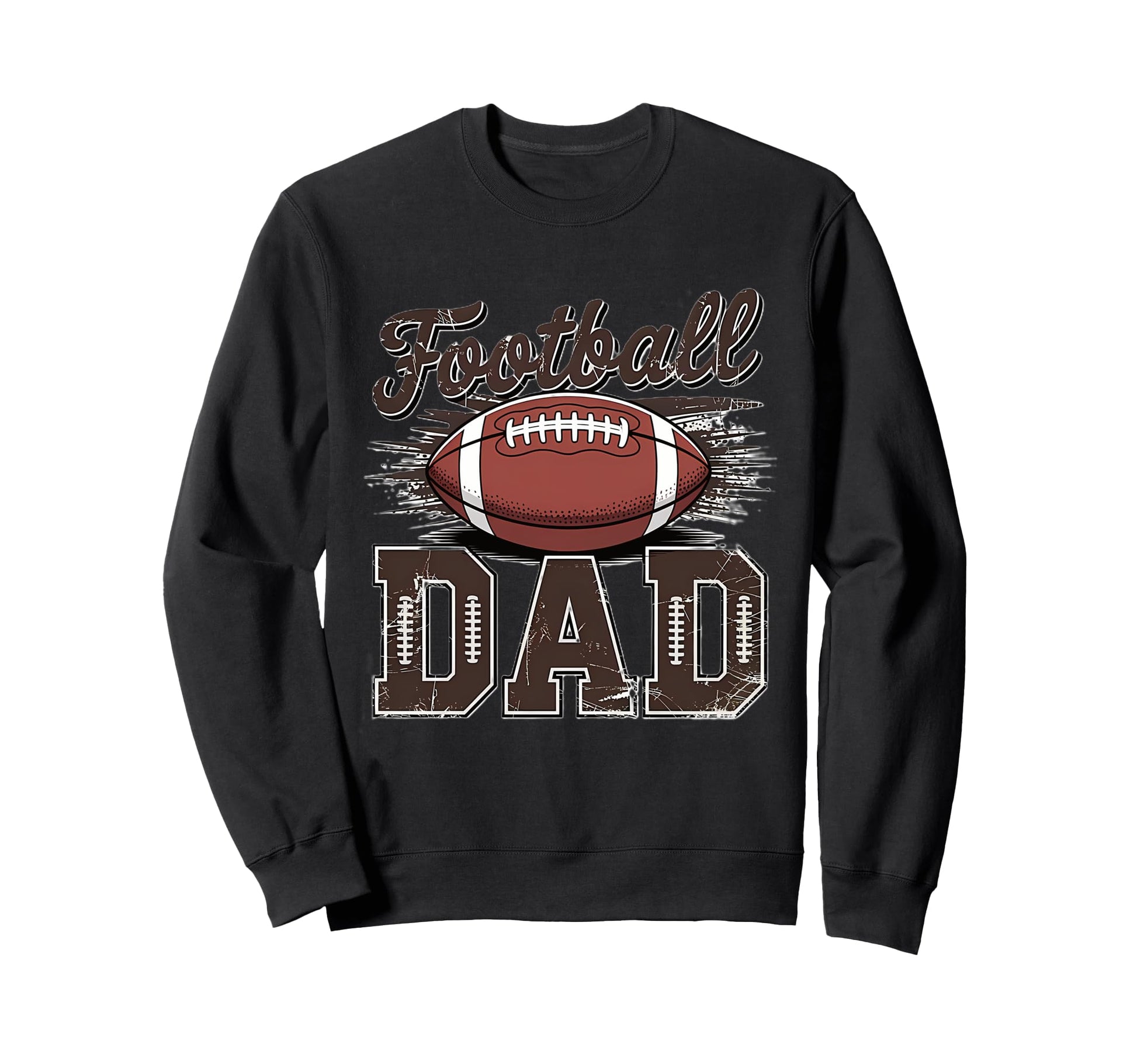 Proud Football Dad Game Day Sweatshirt - Minimalist Print for Adults - T-Shirt, Sweatshirt, Hoodie