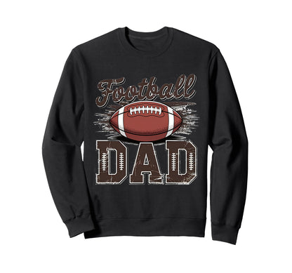 Proud Football Dad Game Day Sweatshirt - Minimalist Print for Adults - T-Shirt, Sweatshirt, Hoodie