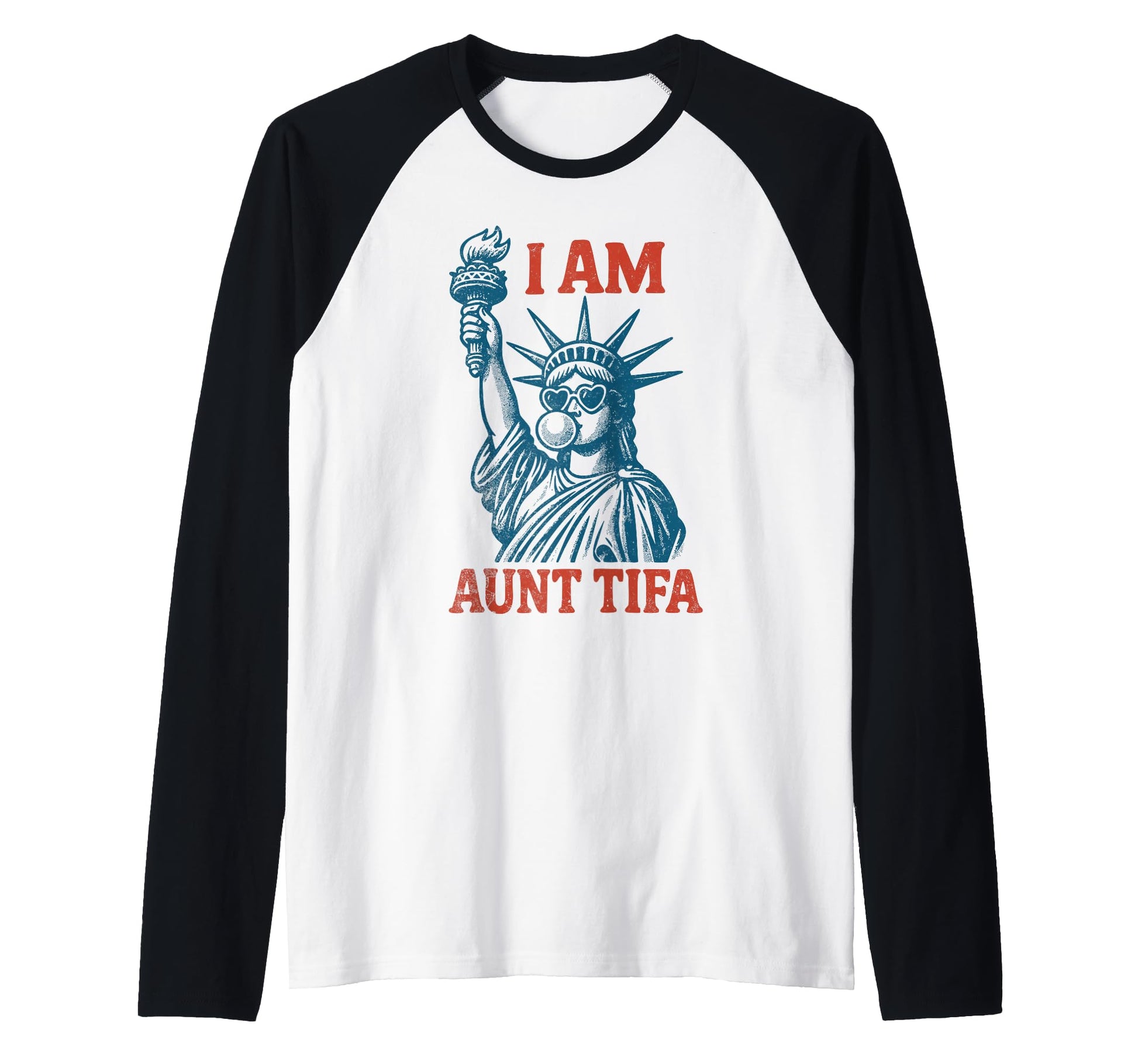 Aunt Tifa Statue Liberty Protest T-Shirt - Custom Art Print Men Women - T-Shirt, Sweatshirt, Hoodie