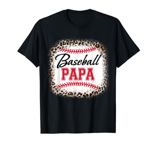 Baseball Dad Papa Fathers Day T-Shirt - Trendy Graphic Unisex - T-Shirt, Sweatshirt, Hoodie