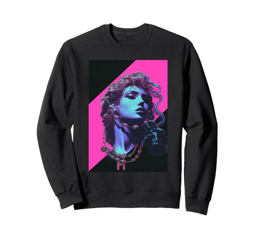 1980S Art Aesthetic Vaporwave Perseus Sweatshirt - Graphic Print Men Women - T-Shirt, Sweatshirt, Hoodie