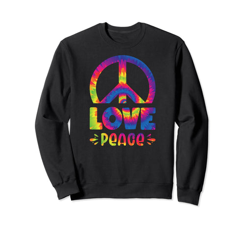 Love Peace Groovy Psychedelic Sweatshirt - Fun Novelty Design for Adults - T-Shirt, Sweatshirt, Hoodie