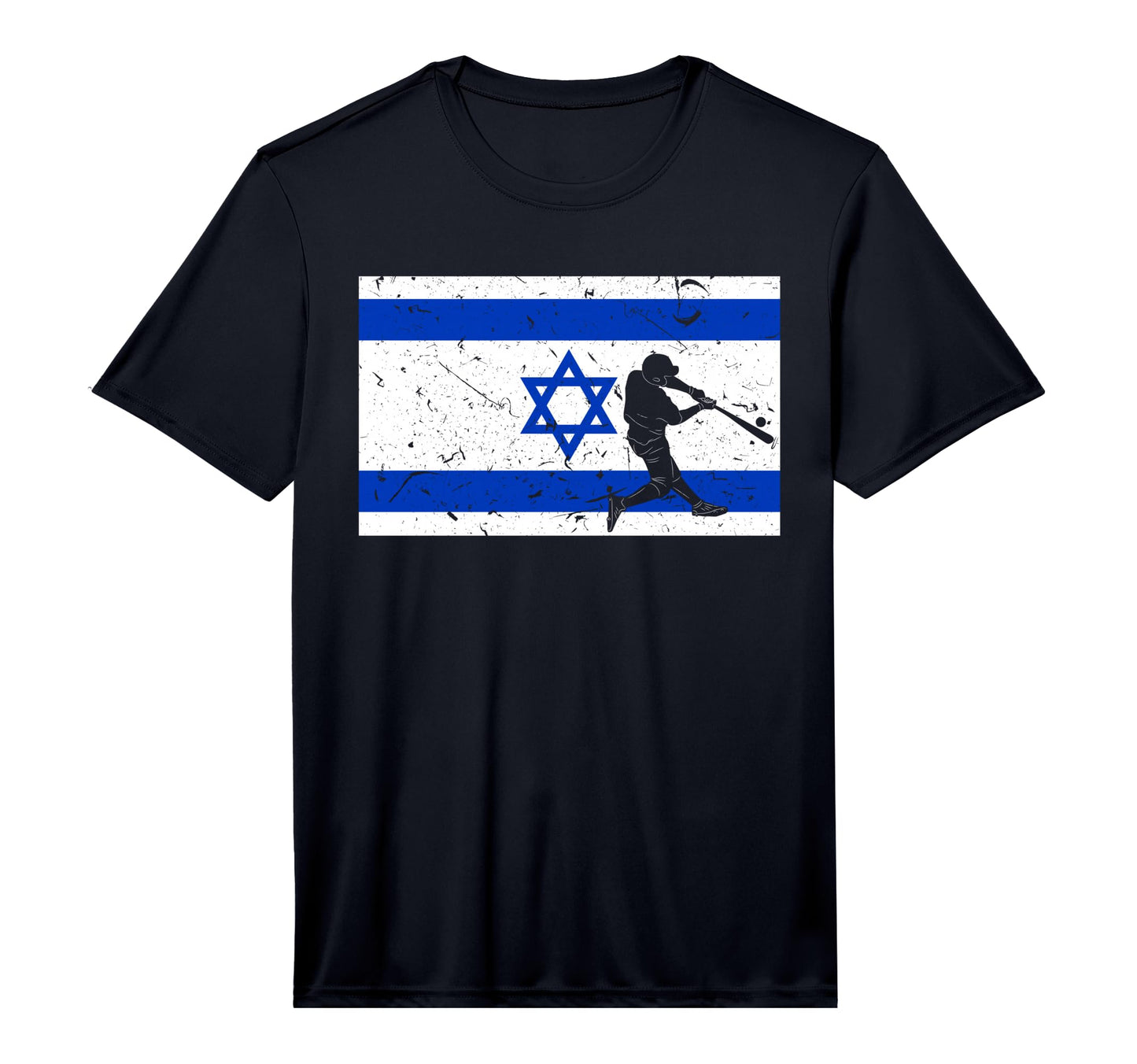 Baseball League Israel Flag National Team T-Shirt - Novelty Apparel Unisex - T-Shirt, Sweatshirt, Hoodie