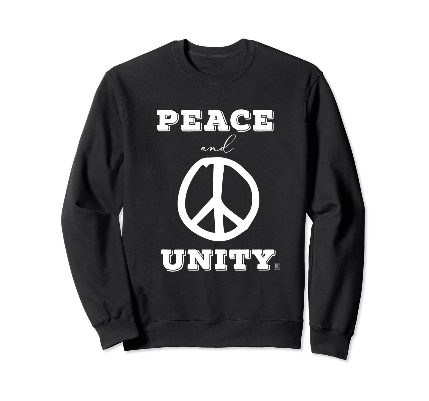 Peace And Unity Peace Sign Love Sweatshirt - Casual Everyday Wear Unisex - T-Shirt, Sweatshirt, Hoodie