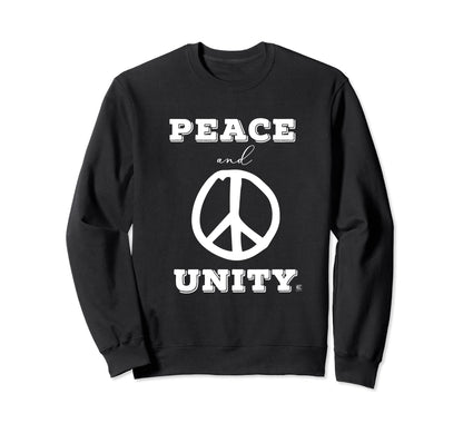 Peace And Unity Peace Sign Love Sweatshirt - Casual Everyday Wear Unisex - T-Shirt, Sweatshirt, Hoodie