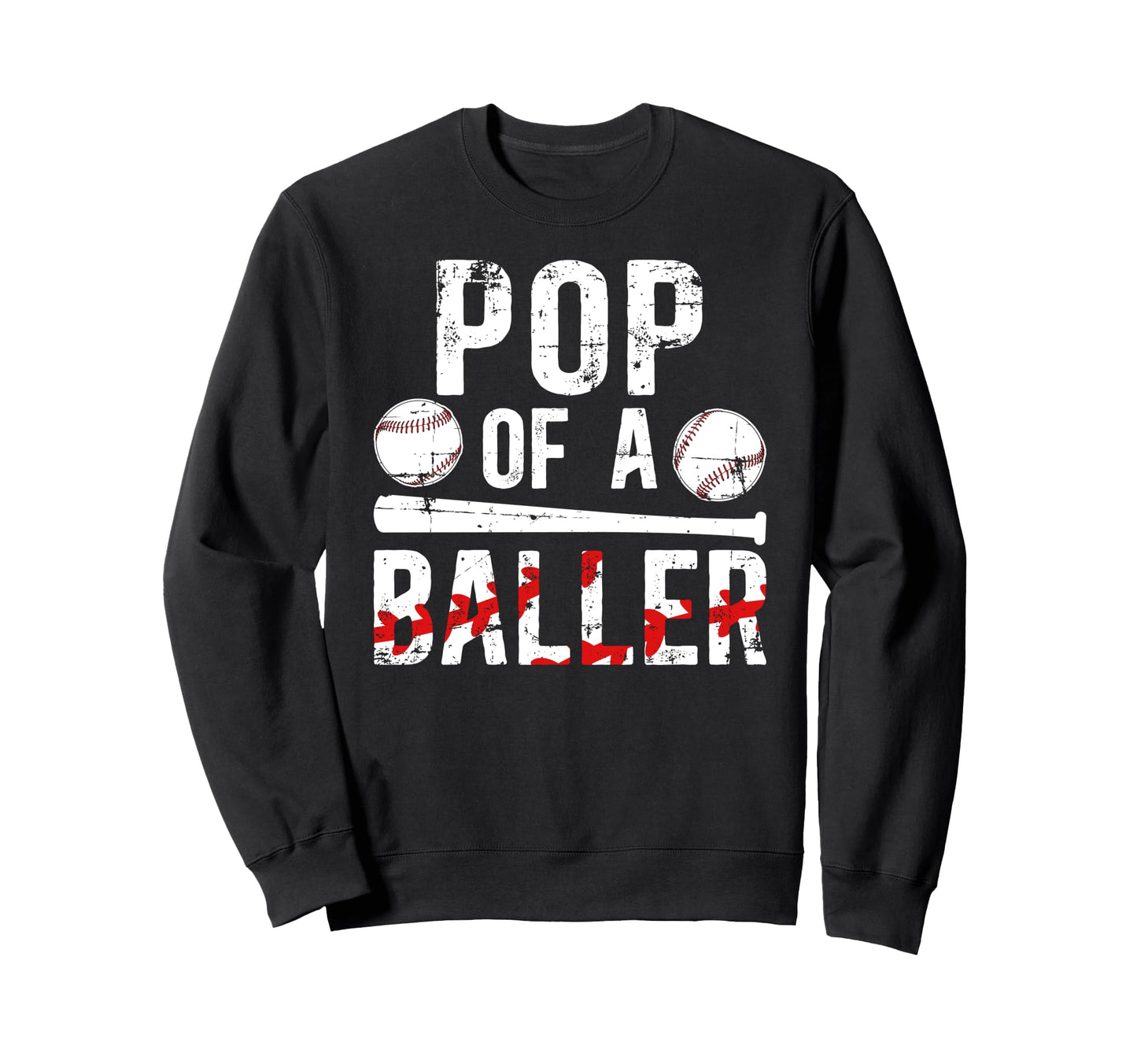 Pop Baller Baseball Pop Baseball Sweatshirt - Aesthetic Graphic for Adults - T-Shirt, Sweatshirt, Hoodie