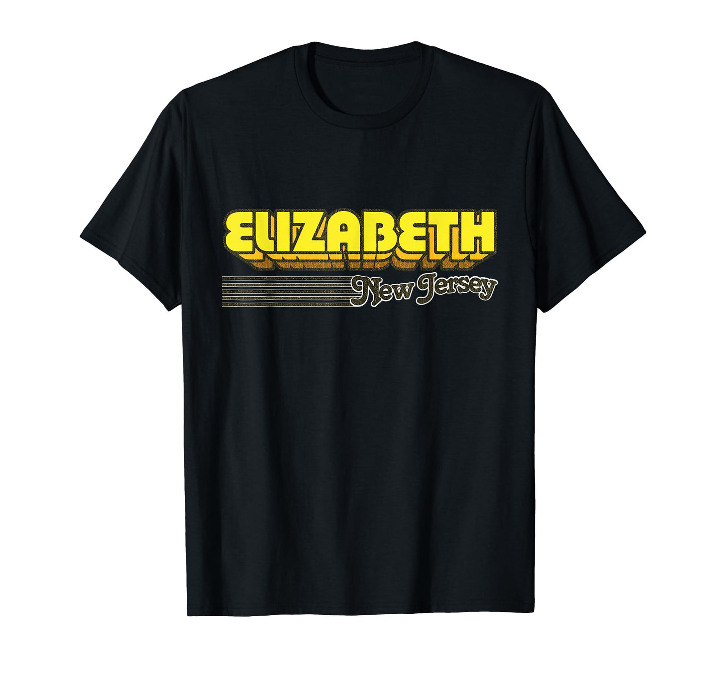 Elizabeth New Jersey Stripes T-Shirt - Casual Everyday Wear Men Women - T-Shirt, Sweatshirt, Hoodie