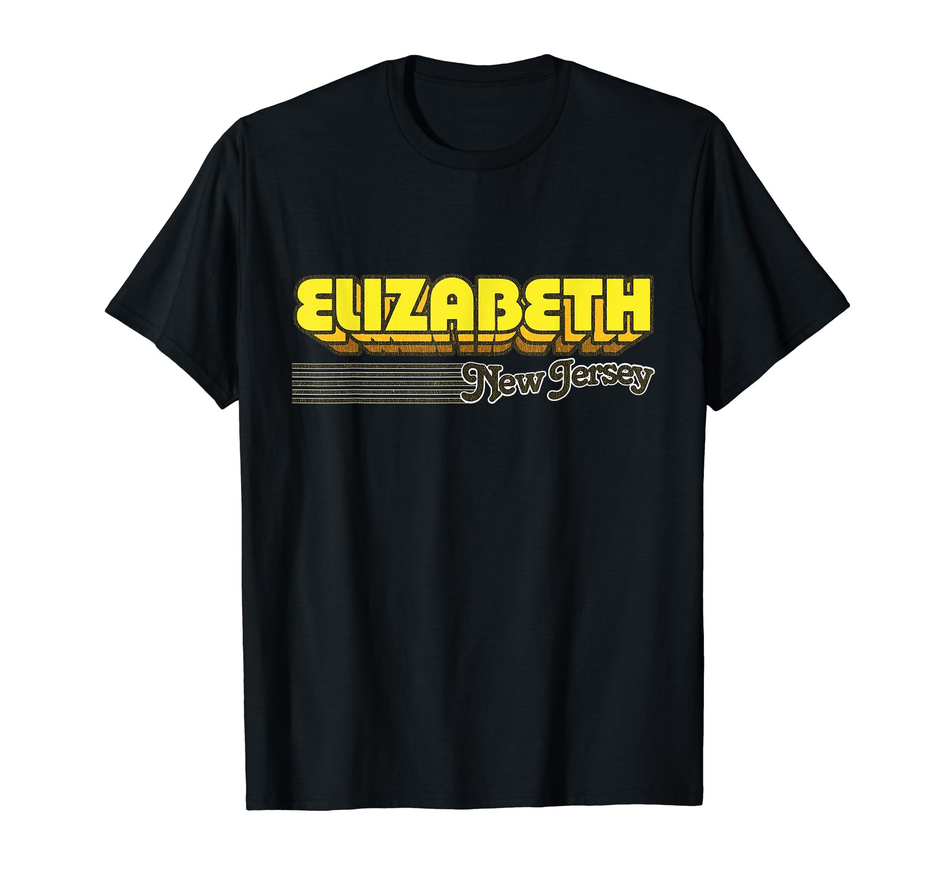 Elizabeth New Jersey Stripes T-Shirt - Casual Everyday Wear Men Women - T-Shirt, Sweatshirt, Hoodie