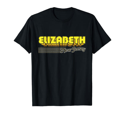 Elizabeth New Jersey Stripes T-Shirt - Casual Everyday Wear Men Women - T-Shirt, Sweatshirt, Hoodie